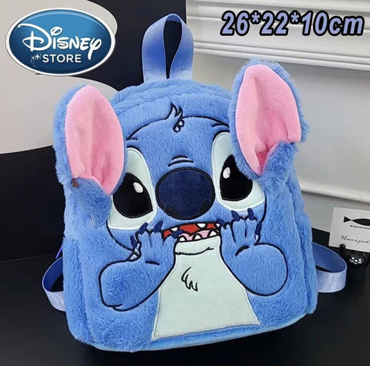 Lilo And Stitch Plush Backpack School Bag Kids Rucksack Disney Girls Boys - SOScollectible