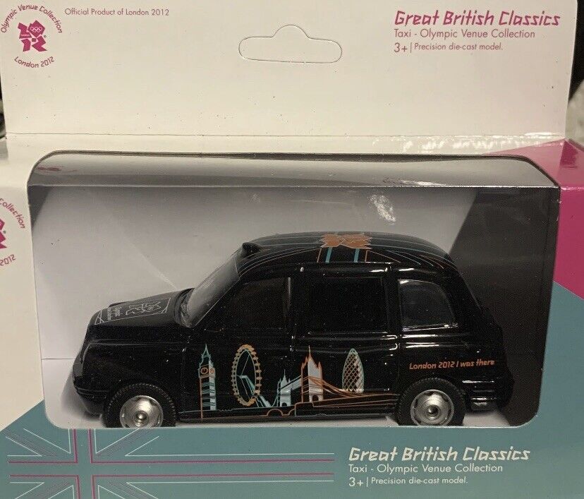 London TX1 Taxi Black Cab TY85907 Corgi Hornby 2012 Olympics Collectable Xmas - SOScollectible