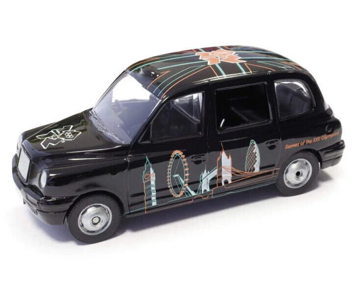 London TX1 Taxi Black Cab TY85907 Corgi Hornby 2012 Olympics Collectable Xmas - SOScollectible