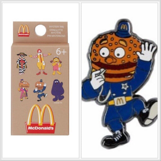 Loungefly McDonald Friends Mascots Officer Big Mac Boxed Pin McDonald’s - SOScollectible