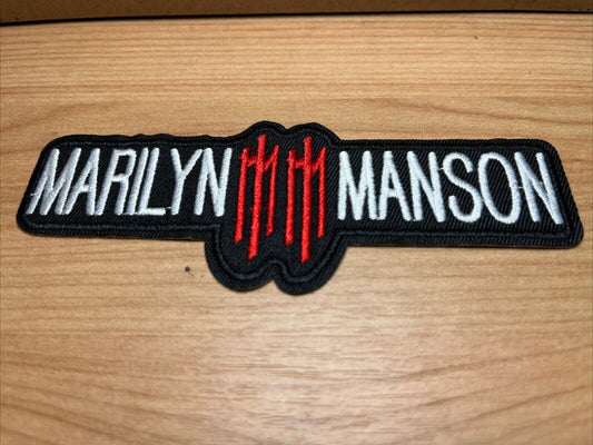 MARILYN MANSON Logo JACKET PATCHES ROCK N ROLL PATCH - SOScollectible