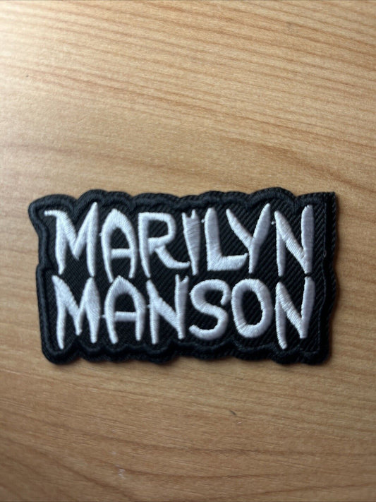 Marilyn Manson Patch | Iron On, Sew On, Band Patches, Jeans, Jackets, Metal Rock - SOScollectible