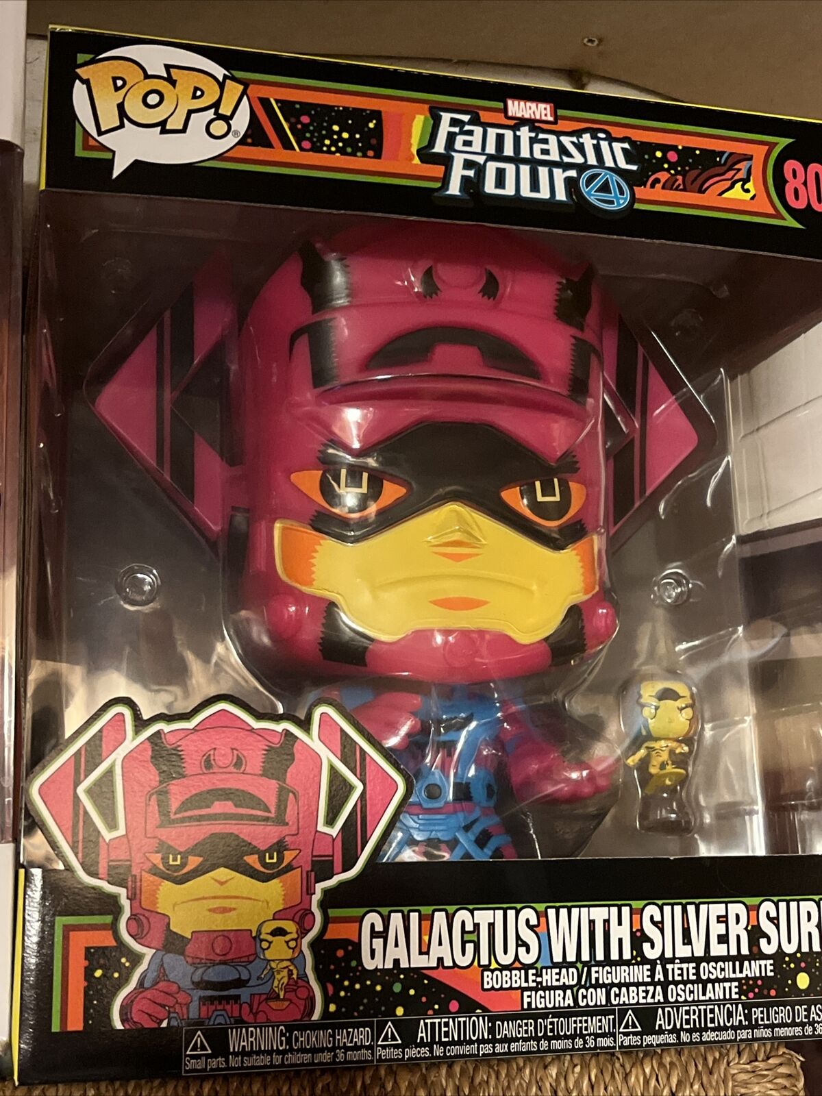 Marvel Fantastic Four Galactus Blacklight 10 Inch Funko Pop (Exclusive) #809 New - SOScollectible