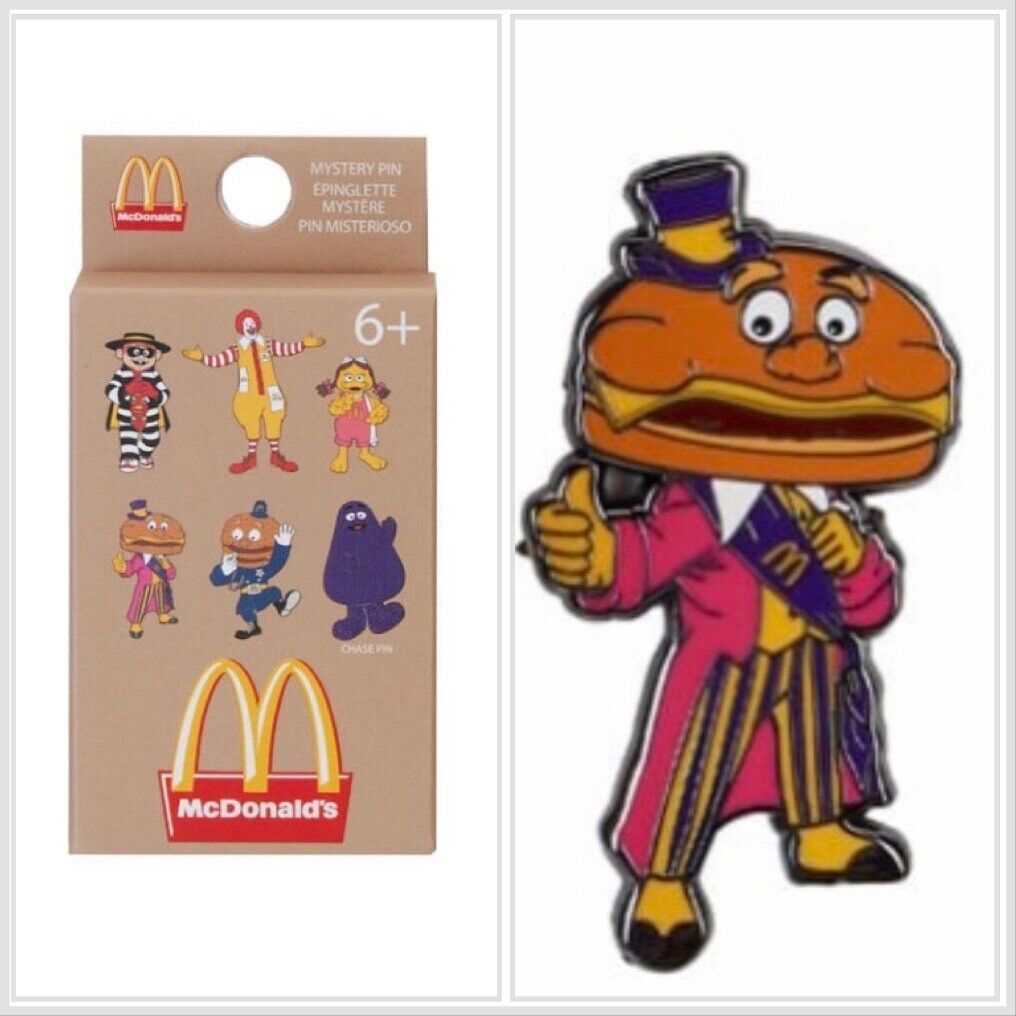 McDonald Loungefly MAYOR MCCHEESE McDonald's Friends Boxed Enamel Pin 50th Gift - SOScollectible