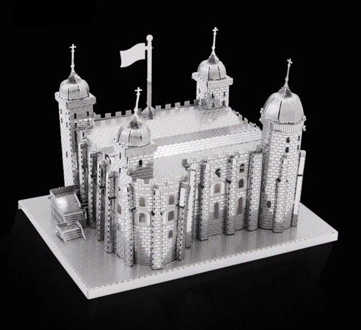 Metal Model Tower of London 3D Laser Cut Sheet Metal DIY Kit Hobby Gift 🇬🇧 - SOScollectible