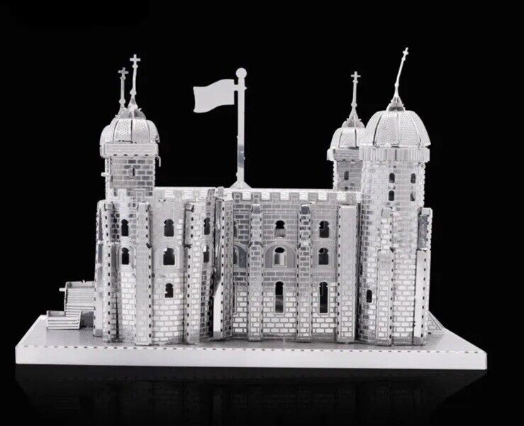 Metal Model Tower of London 3D Laser Cut Sheet Metal DIY Kit Hobby Gift 🇬🇧 - SOScollectible