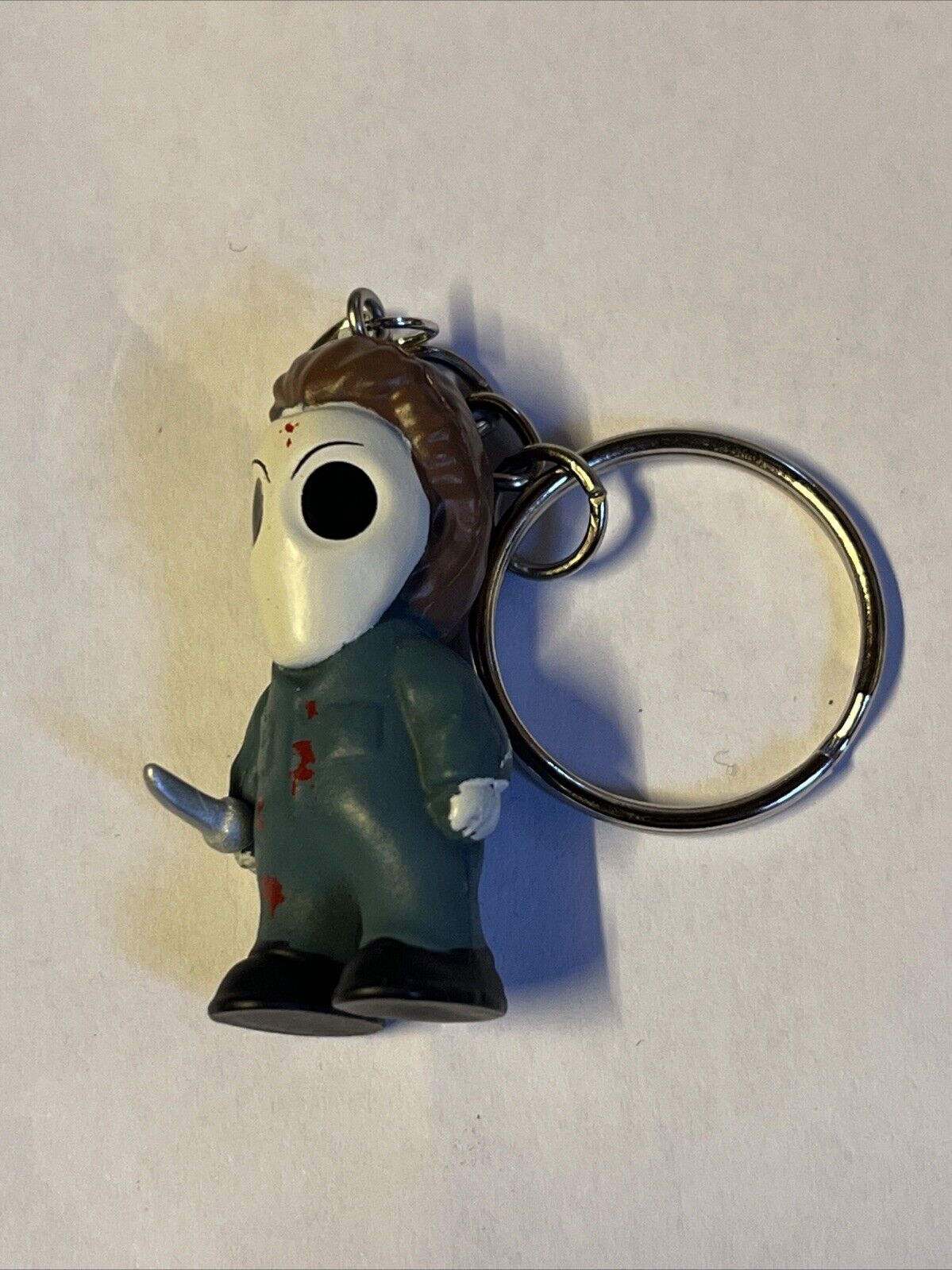 Michael Myers Blood splatter 3D Key ring Horror TV Movie Goth Gift bag Kids Cult - SOScollectible