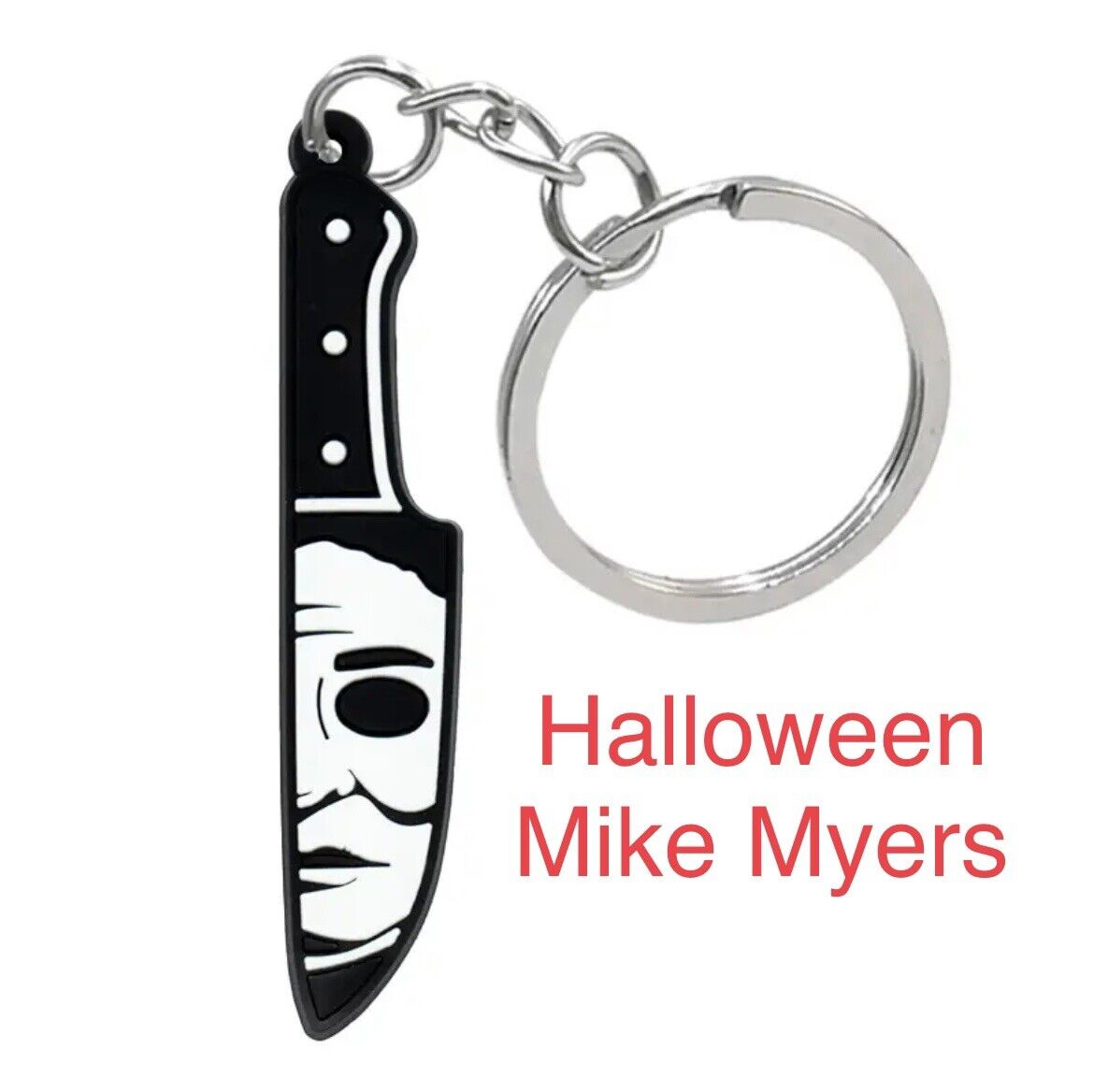 MICHAEL MYERS Halloween Knife Shaped Key Ring Keychain Horror Gift 🇬🇧 - SOScollectible