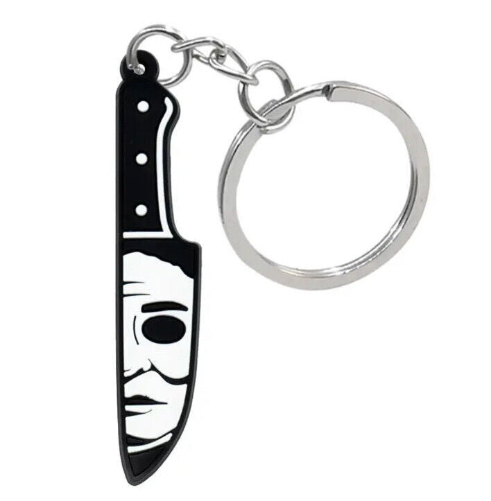 MICHAEL MYERS Halloween Knife Shaped Key Ring Keychain Horror Gift 🇬🇧 - SOScollectible