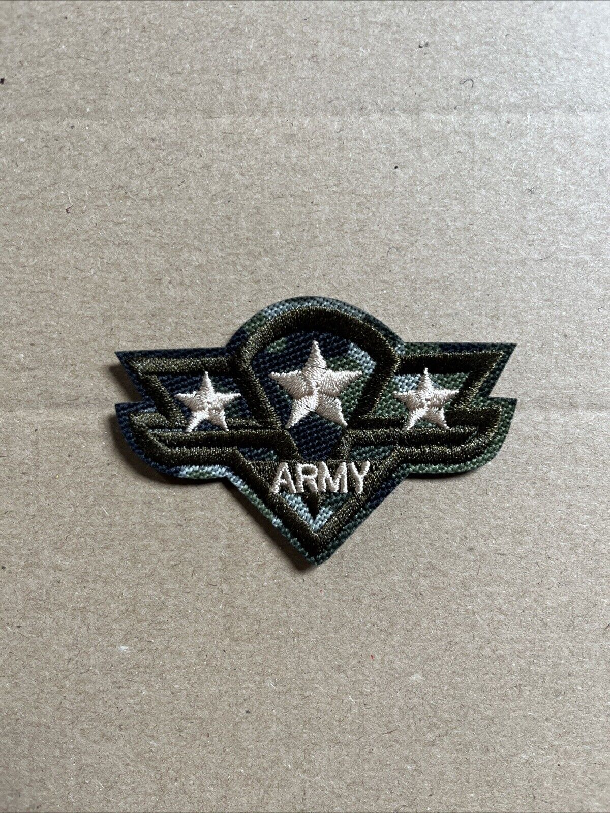 Military Army RAF Patch Badges Iron SEW TOPGUN AIRFORCE FLYING CHEVRON STAR - SOScollectible