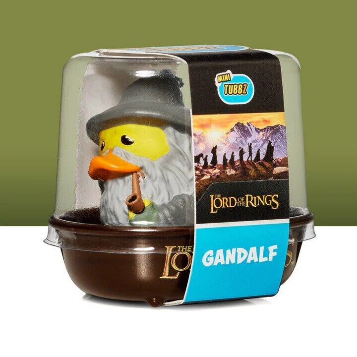 Mini TUBBZ 1st Edition Gandalf Collectible Vinyl Rubber Duck Fig In Stk Now Gift - SOScollectible