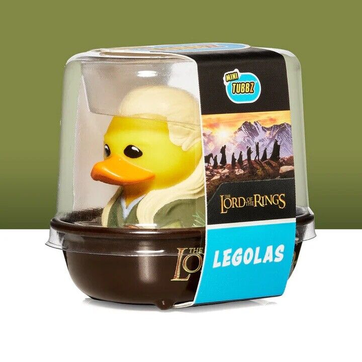 Mini TUBBZ 1st Edition Legolas Collectible Vinyl Rubber Duck Fig In Stk Now - SOScollectible