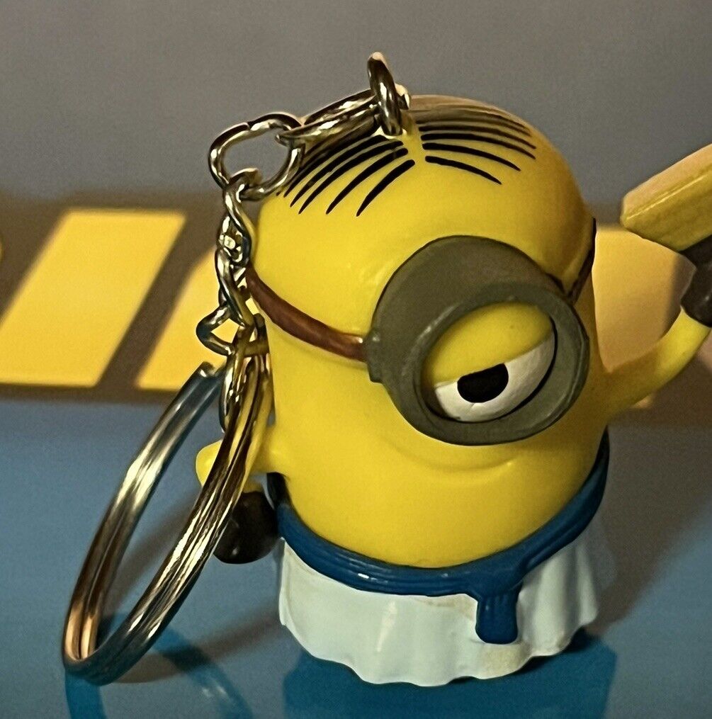 Minions Despicable Kevin Stuart Bob Keyring Gift Keychain Pendant gift Bag Charm - SOScollectible