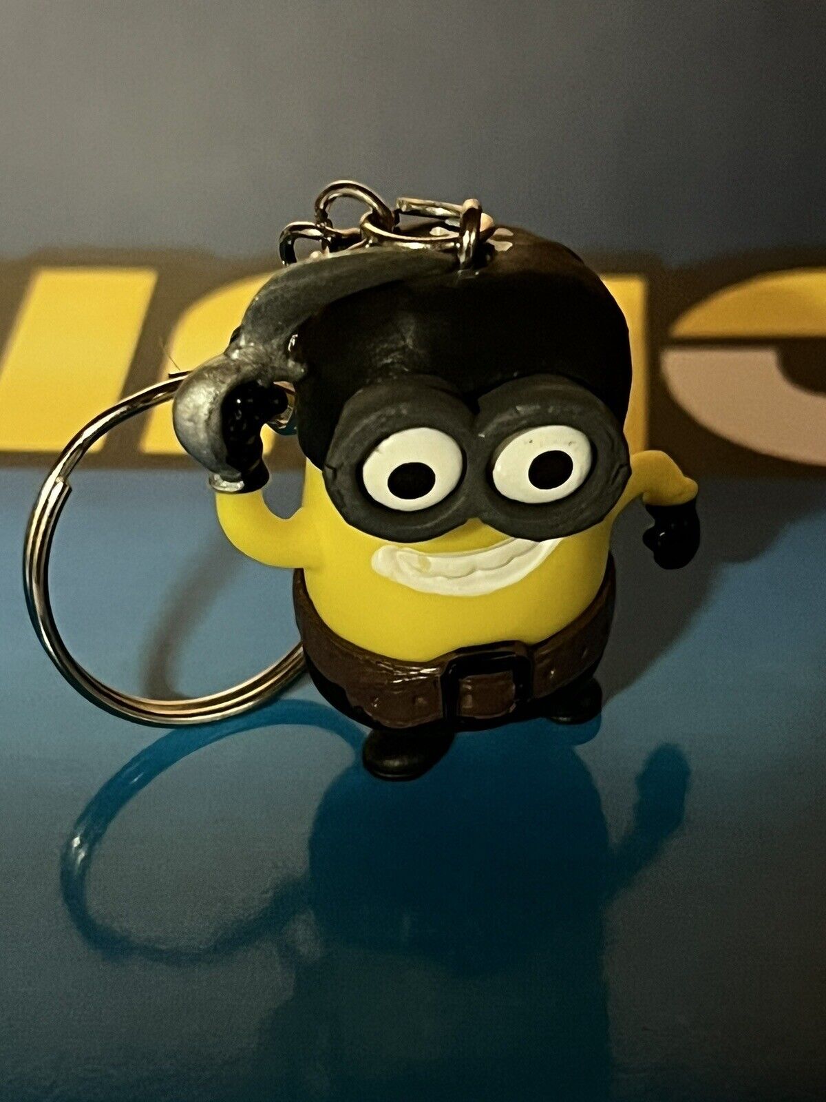 Minions Pirate Despicable Kevin Stuart Bob Keyring Gift bag Keychain Minion - SOScollectible