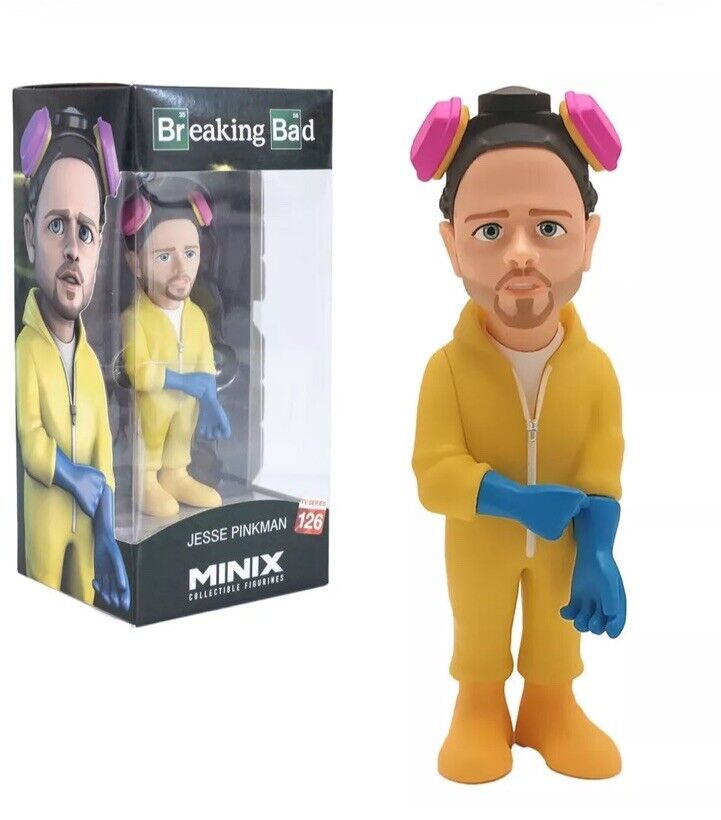 MINIX Breaking Bad Jesse Pinkman Vinyl Figure Cult Tv Meth Suit In Stk This Wk - SOScollectible