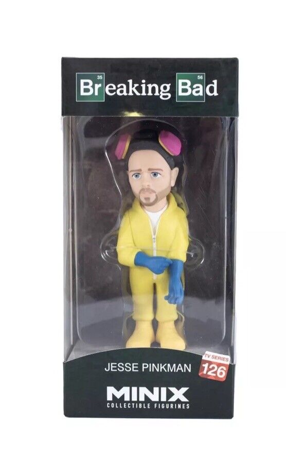 MINIX Breaking Bad Jesse Pinkman Vinyl Figure Cult Tv Meth Suit In Stk This Wk - SOScollectible