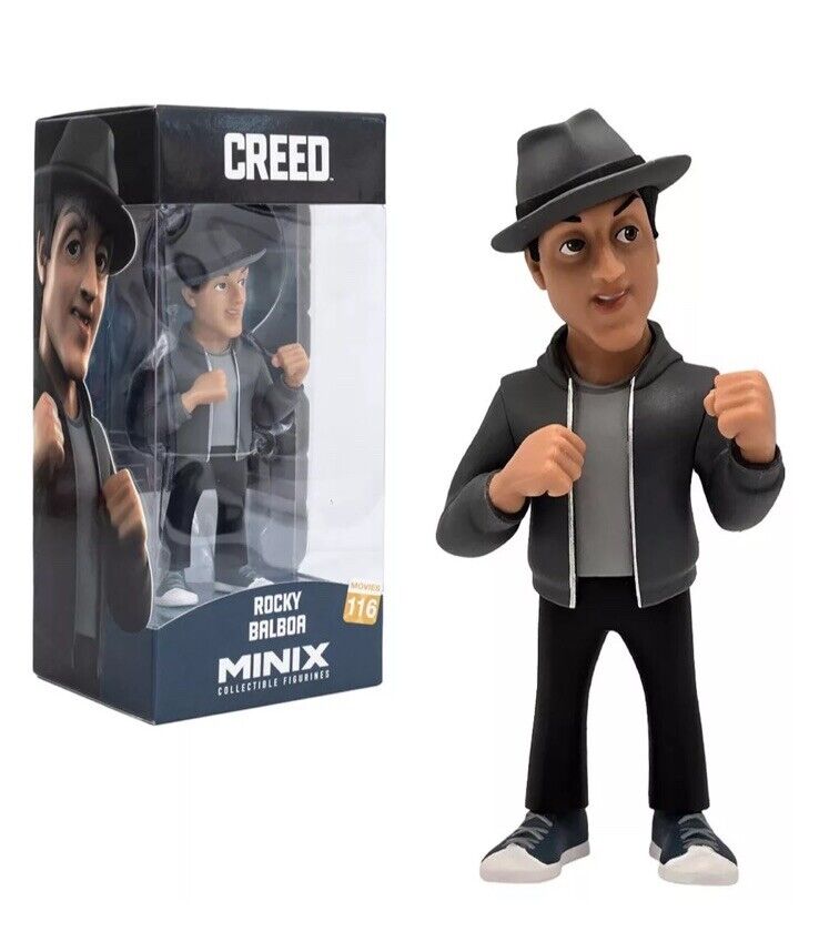 Minix Creed Rocky Figure In Hat Gift Official Boxing Gift In Stk Now Cult - SOScollectible