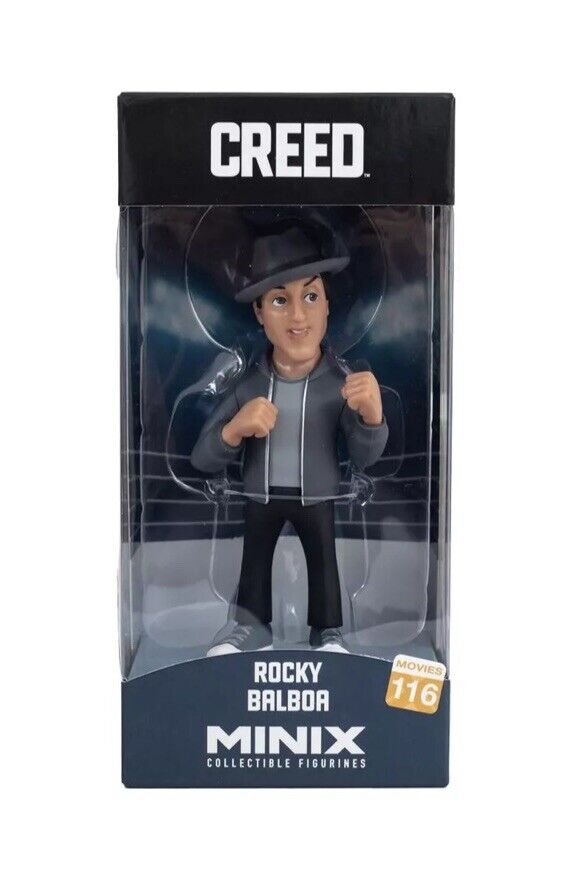 Minix Creed Rocky Figure In Hat Gift Official Boxing Gift In Stk Now Cult - SOScollectible