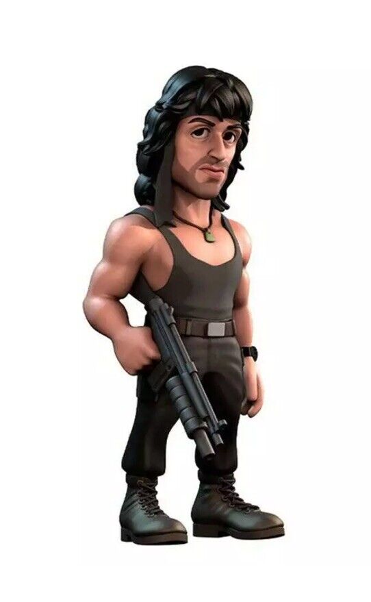 Minix - First Blood III Rambo 3 - Sylvester Stallone Figure 12cm In Stk Now - SOScollectible