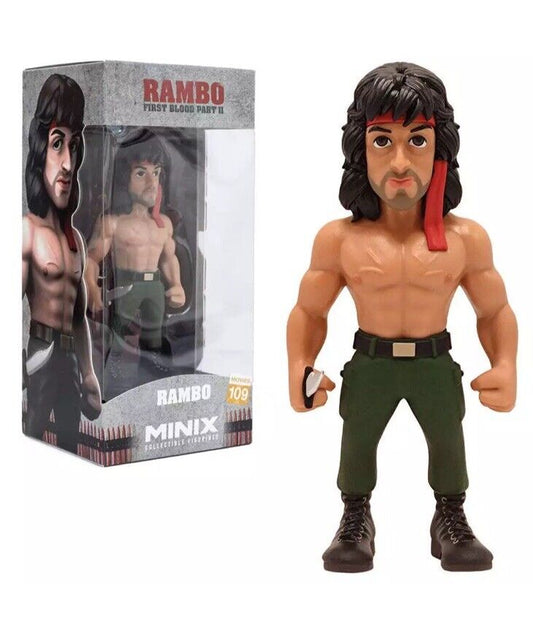 Minix Rambo First Blood II Figure Bandana Official Cult Movie Gift In Stock Now - SOScollectible