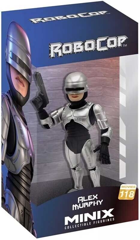 Minix Robocop Alex Murphy Action Figure Cult Movie Ltd Ed 12cm Boxed In Stock - SOScollectible