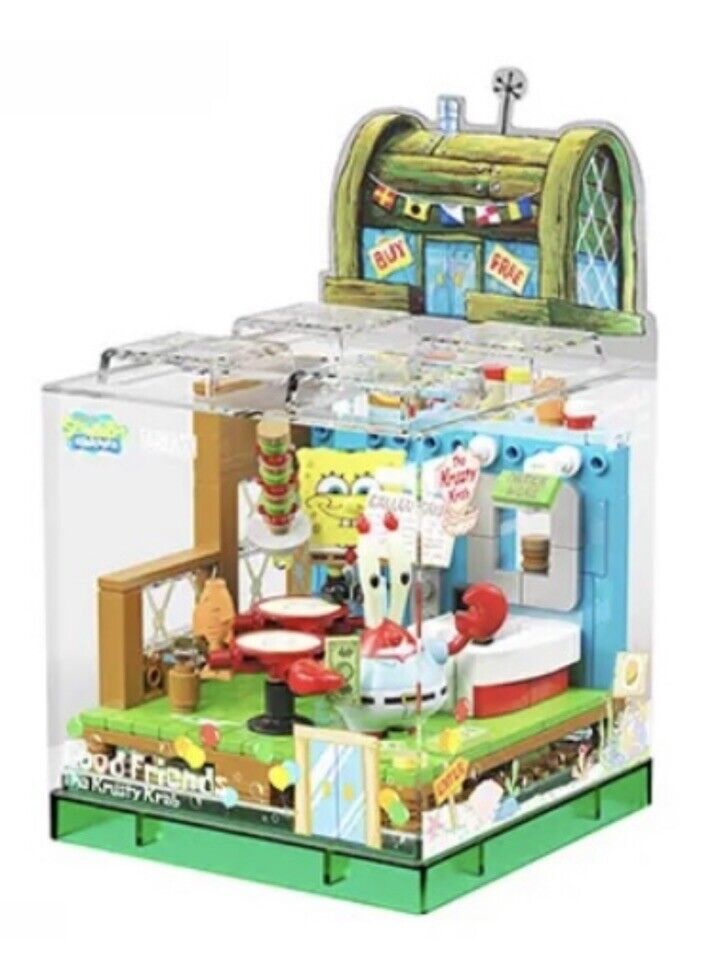 Mr Krabs Crab Castle Good Friends Spongebob Squarepants Building Blocks Grail - SOScollectible