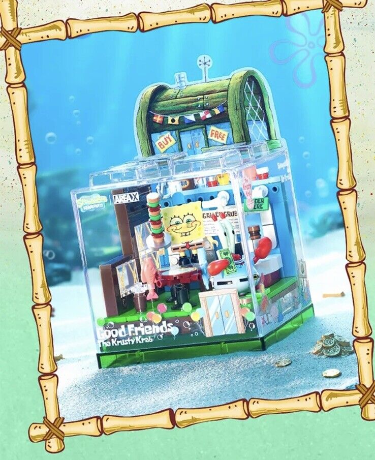 Mr Krabs Crab Castle Good Friends Spongebob Squarepants Building Blocks Grail - SOScollectible