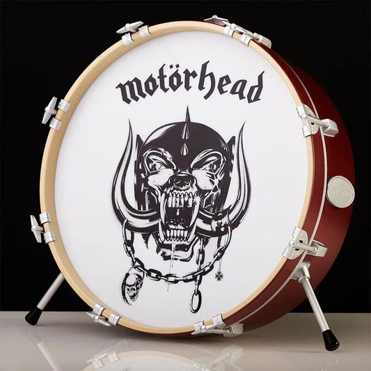 MUSIC ROCK BAND WALL DESK LAMP LIGHT MOTORHEAD DRUM Brand New Lemmy - SOScollectible