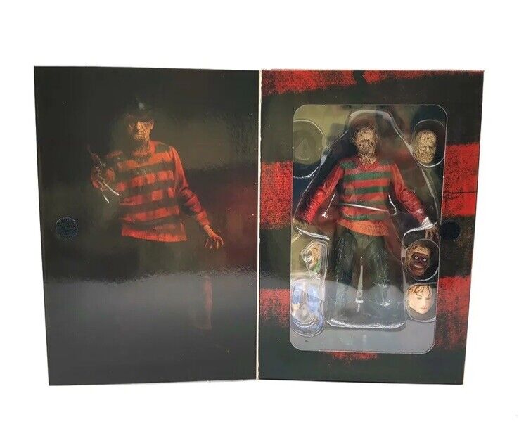 NECA Fred Freddy Krueger 30th Nightmare On Elm Street 7" Action Figure Toy Gift - SOScollectible