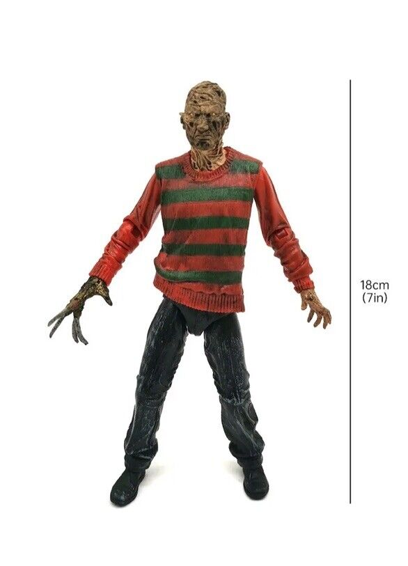 NECA Fred Freddy Krueger 30th Nightmare On Elm Street 7" Action Figure Toy Gift - SOScollectible