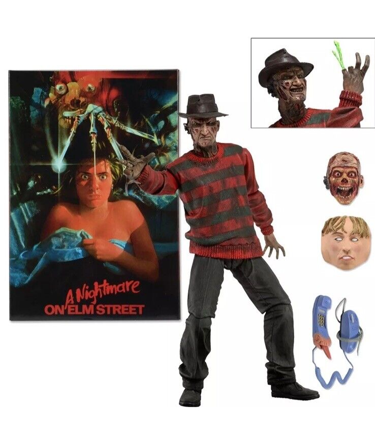 NECA Fred Freddy Krueger 30th Nightmare On Elm Street 7" Action Figure Toy Gift - SOScollectible