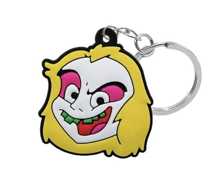 New Beetlejuice 2 Movie Key Ring Cartoon Rubber 1.75" Keychain Horror Gift - SOScollectible