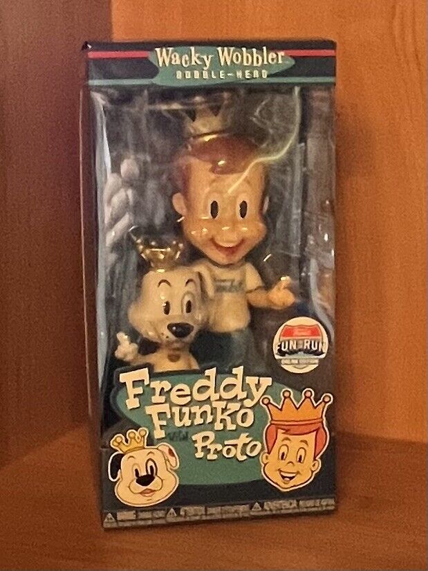 NEW FUNKO WACKY WOBBLER! FREDDY & PROTO EXCLUSIVE FUN ON THE RUN BOX RARE !! - SOScollectible