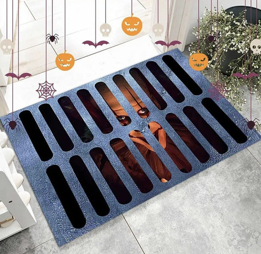 New Halloween Scary It Clown Door Mat Carpet Horror 40cm X 60cm 3D Fit In Door - SOScollectible