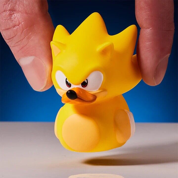 NEW MINI TUBBZ DUCK SONIC THE HEDGEHOG - Super Sonic - New Collect Set Gift - SOScollectible