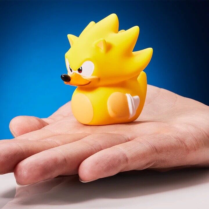 NEW MINI TUBBZ DUCK SONIC THE HEDGEHOG - Super Sonic - New Collect Set Gift - SOScollectible