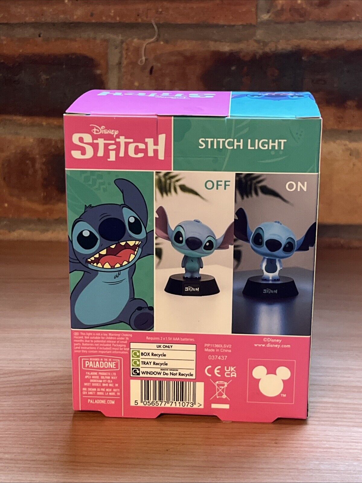 New Paladone Stitch Lighted Figurine Nightlight Great Lilo And Stitch Gift - SOScollectible