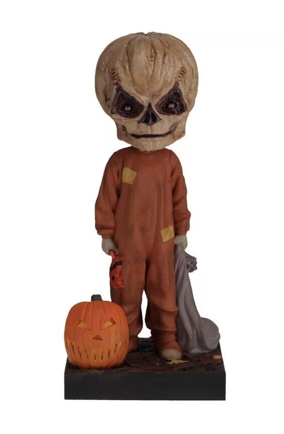 New Royal Bobbles Collector's Trick 'R Treat Unmasked Sam Bobblehead Figure - SOScollectible