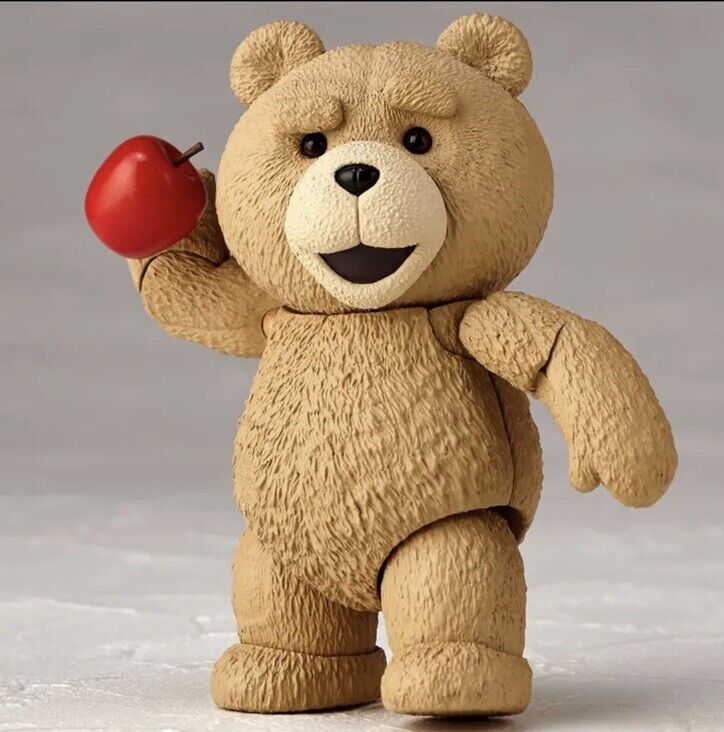 New TED 2 Movie Teddy Bear 4" Boxed Movable Figure Smoking Bong Drinking Uk 🇬🇧 - SOScollectible