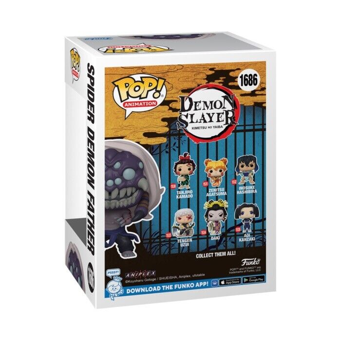 NYCC 2024 OFFICIAL STICKER FUNKO POP! DEMON SLAYER SPIDER FATHER IN STK Now - SOScollectible