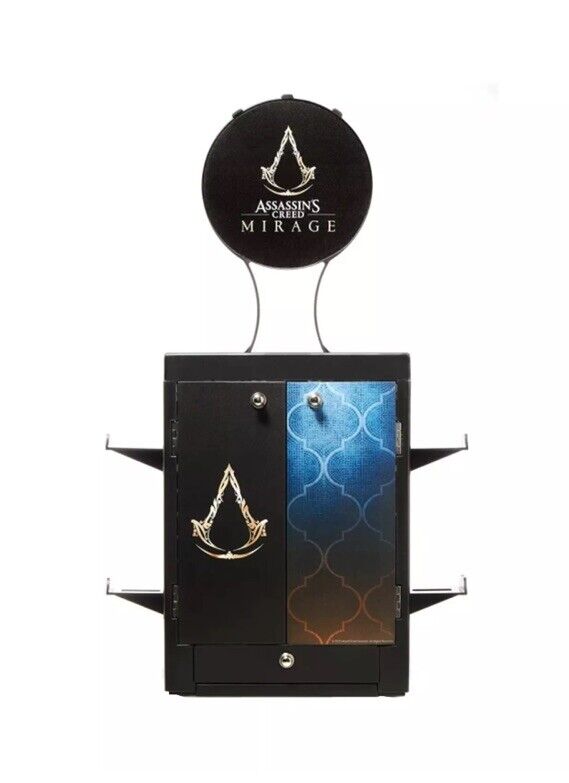 Official Assassins Creed Mirage Ps5 Xbox Locker Cabinet Gift Gaming Storage - SOScollectible