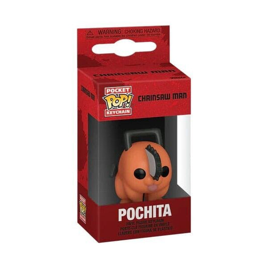 Official Funko Chainsaw Man Pochita Pop Vinyl Key Ring Anime Hot In Stk Now - SOScollectible