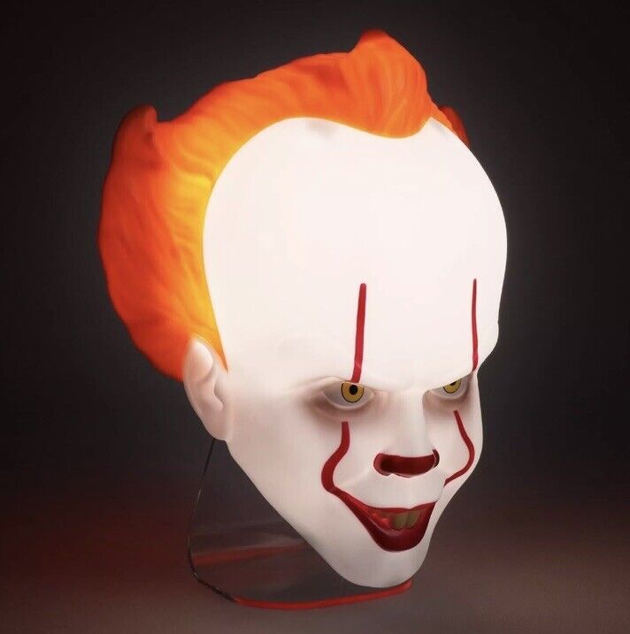 Official IT Pennywise Mask Light, Free Standing Wall Mountable Halloween Gift - SOScollectible