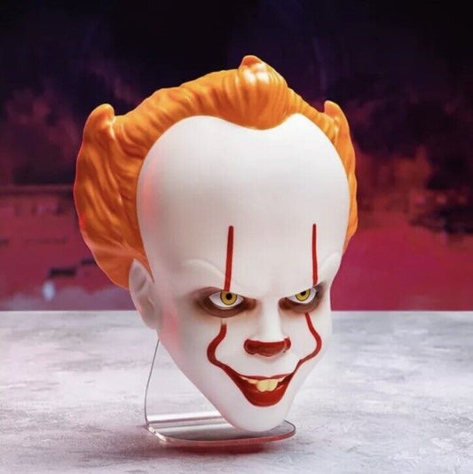 Official IT Pennywise Mask Light, Free Standing Wall Mountable Halloween Gift - SOScollectible