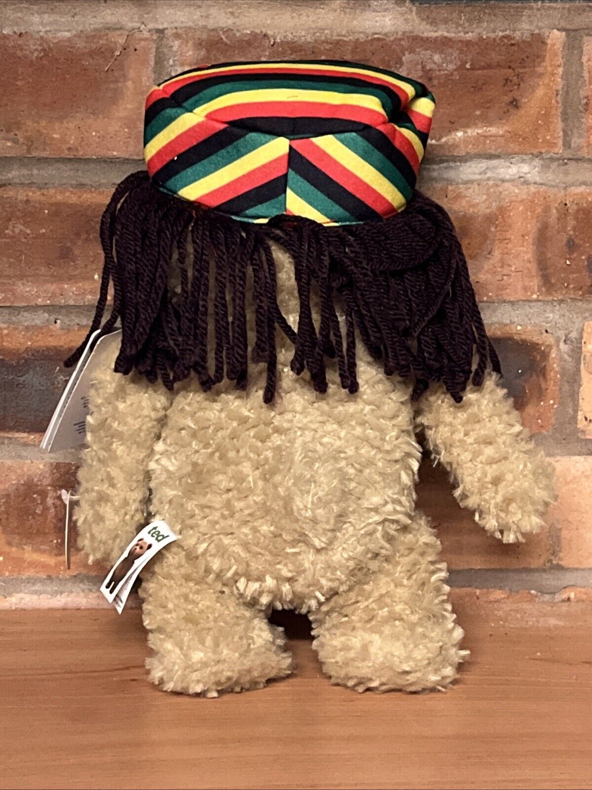 Official Rastafarian Rasta Talking Ted Bear Soft Toy 12in 31cm Brand New Gift - SOScollectible