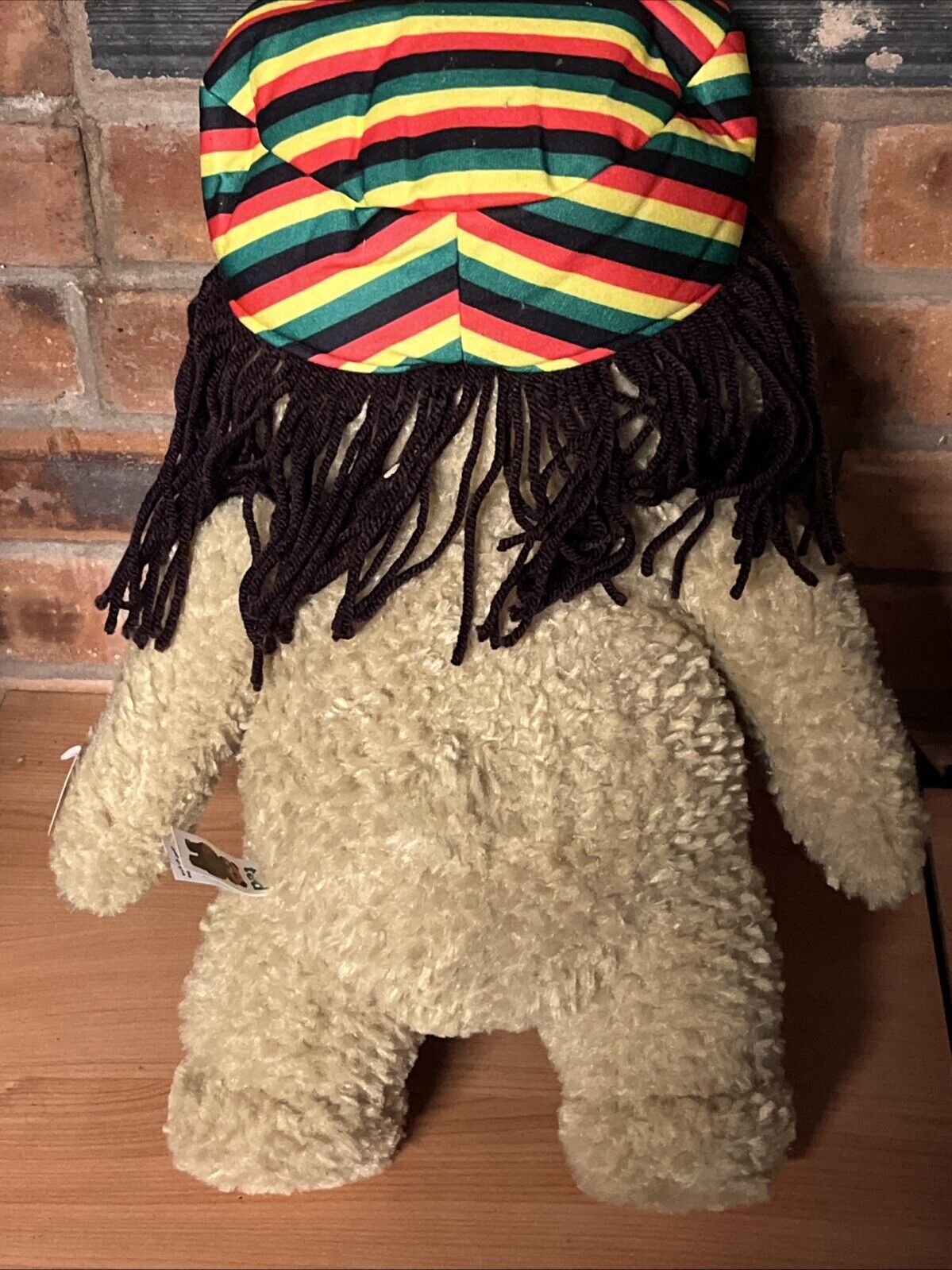 Official Rastafarian Rasta Talking Ted Bear Soft Toy 18in Brand New Gift - SOScollectible