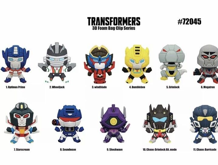 Official Transformers Sealed Blind Bag Clip Key Monogram Collect Set Gift Rise - SOScollectible