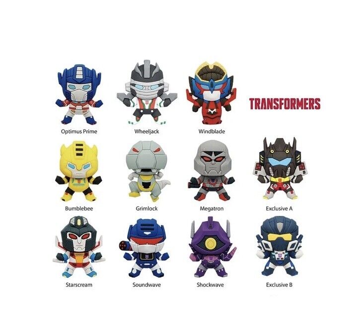 Official Transformers Sealed Blind Bag Clip Key Monogram Collect Set Gift Rise - SOScollectible