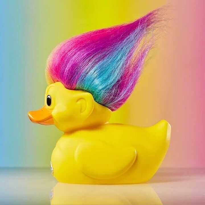 Official Tubbz Trolls Rainbow Troll TUBBZ Cosplay Duck Collect Set Boxed - SOScollectible