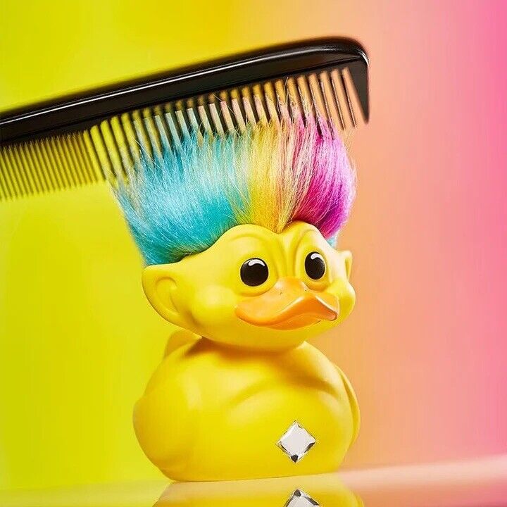 Official Tubbz Trolls Rainbow Troll TUBBZ Cosplay Duck Collect Set Boxed - SOScollectible